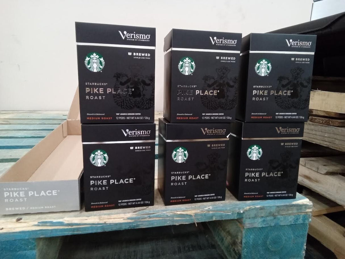 Starbucks Verismo PIKE PLACE Pods — DISCONTINUED 2O19 — 144 Pods - Bulk Box