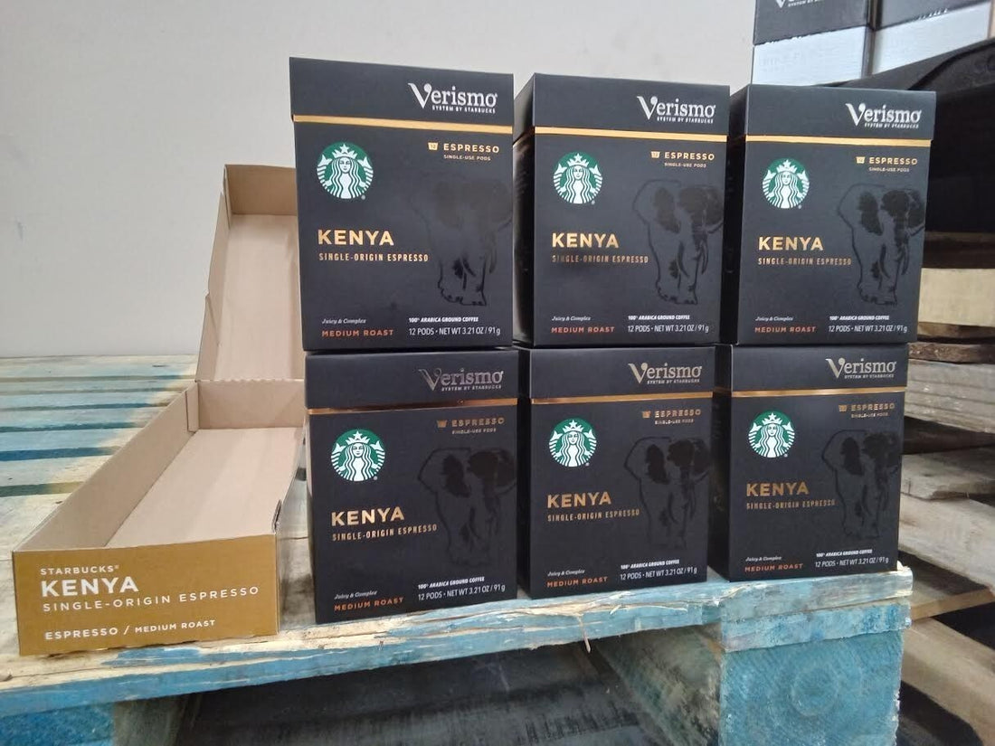 Starbucks Verismo KENYA Pods — DISCONTINUED 2O19 — 144 Pods - Bulk Box